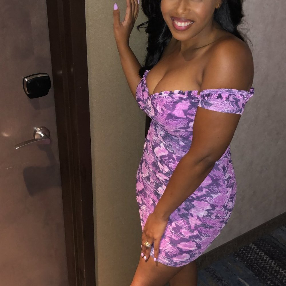 Snake Print Mini Dress